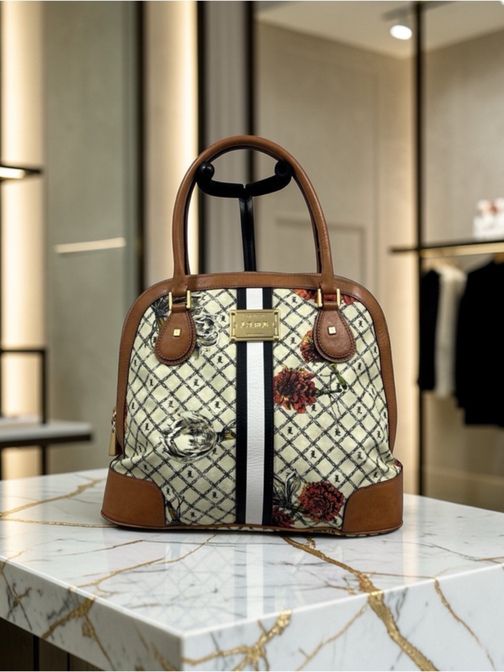 L.A.M.B. by Gwen Stefani Marigold Kingston Designer Shoulder Handbag Vintage - Picture 6 of 16